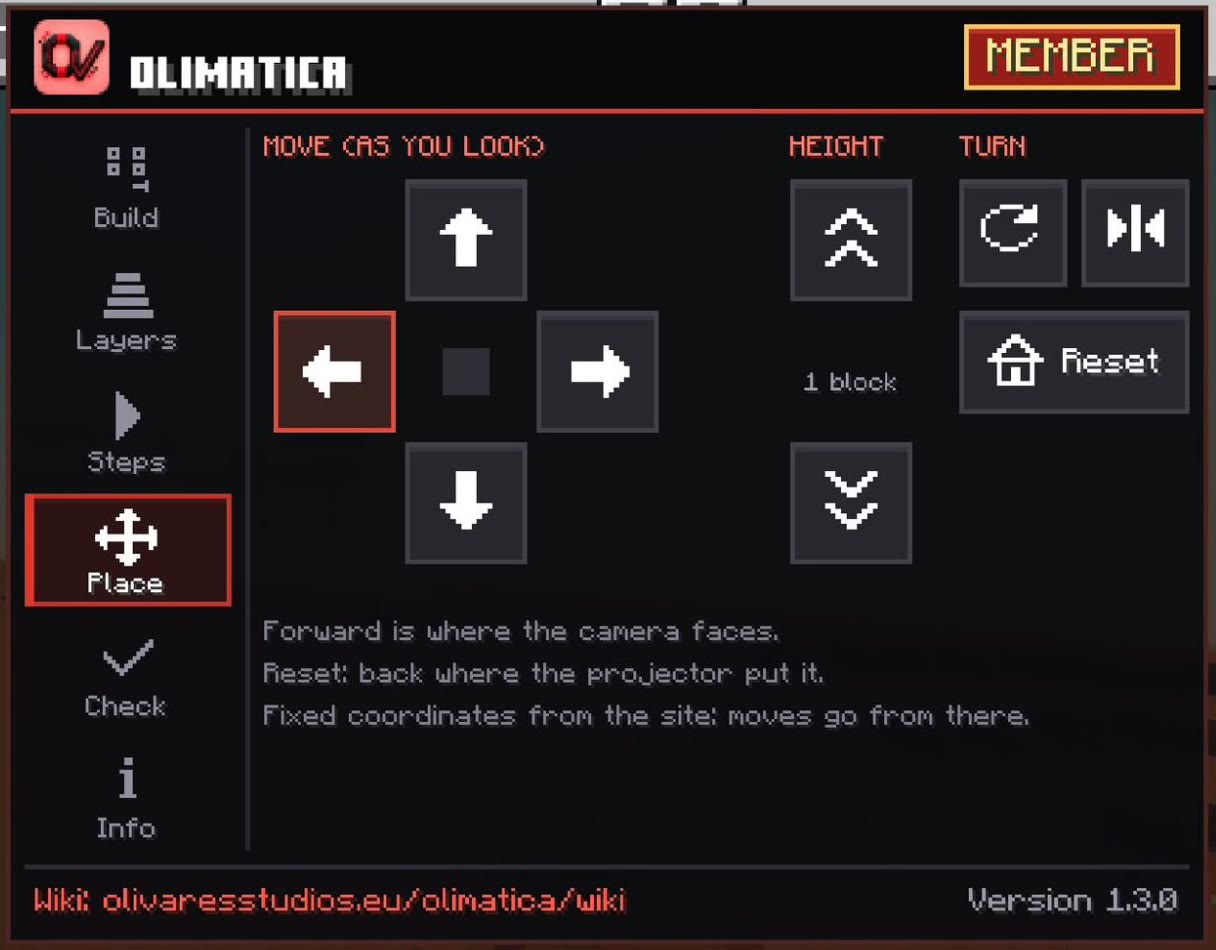 The Place tab
